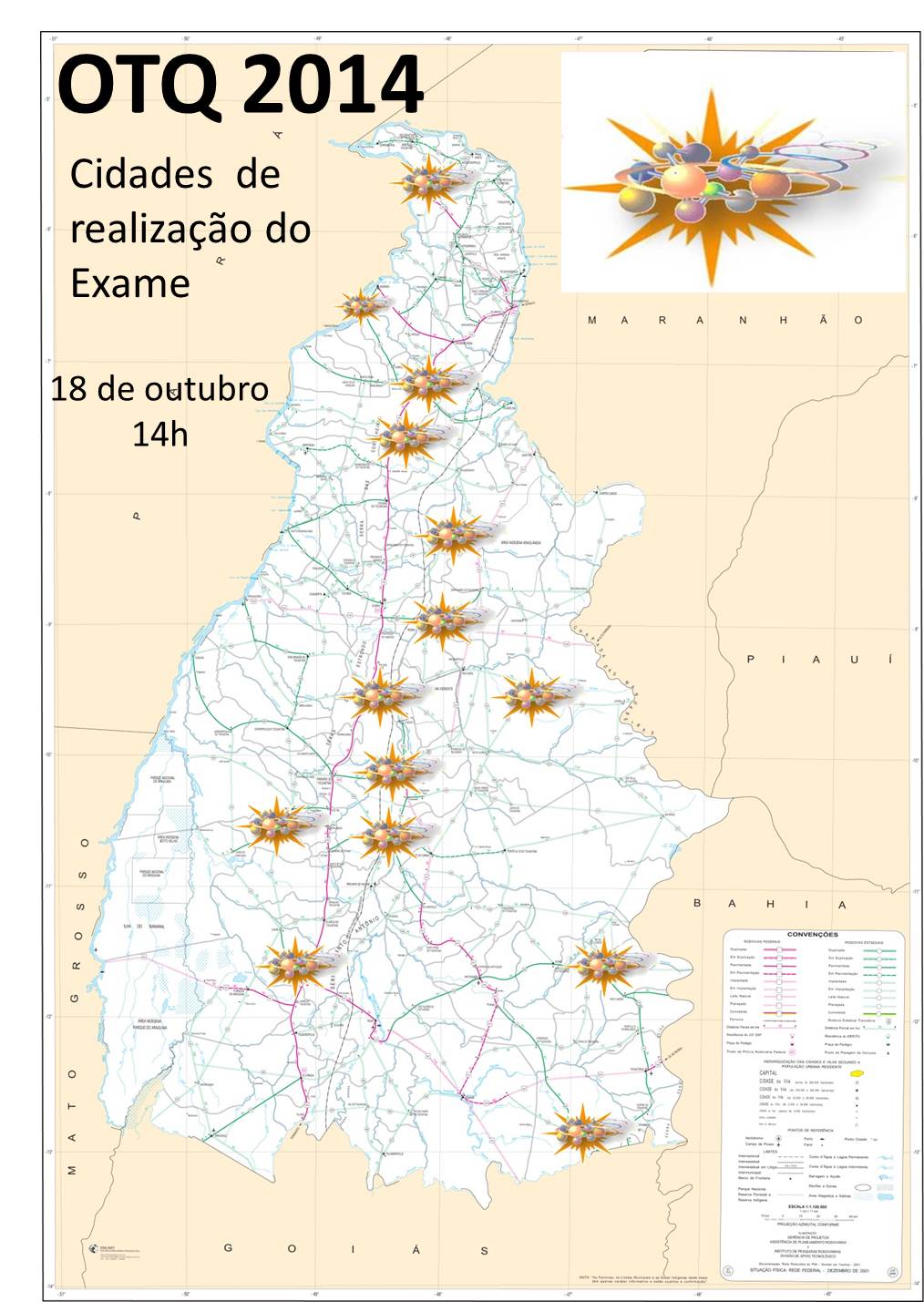 Locais de provas - OTQ 2014