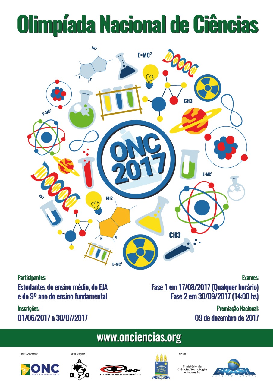 OLIMPÍADA NACIONAL DE CIÊNCIAS 0 ONC