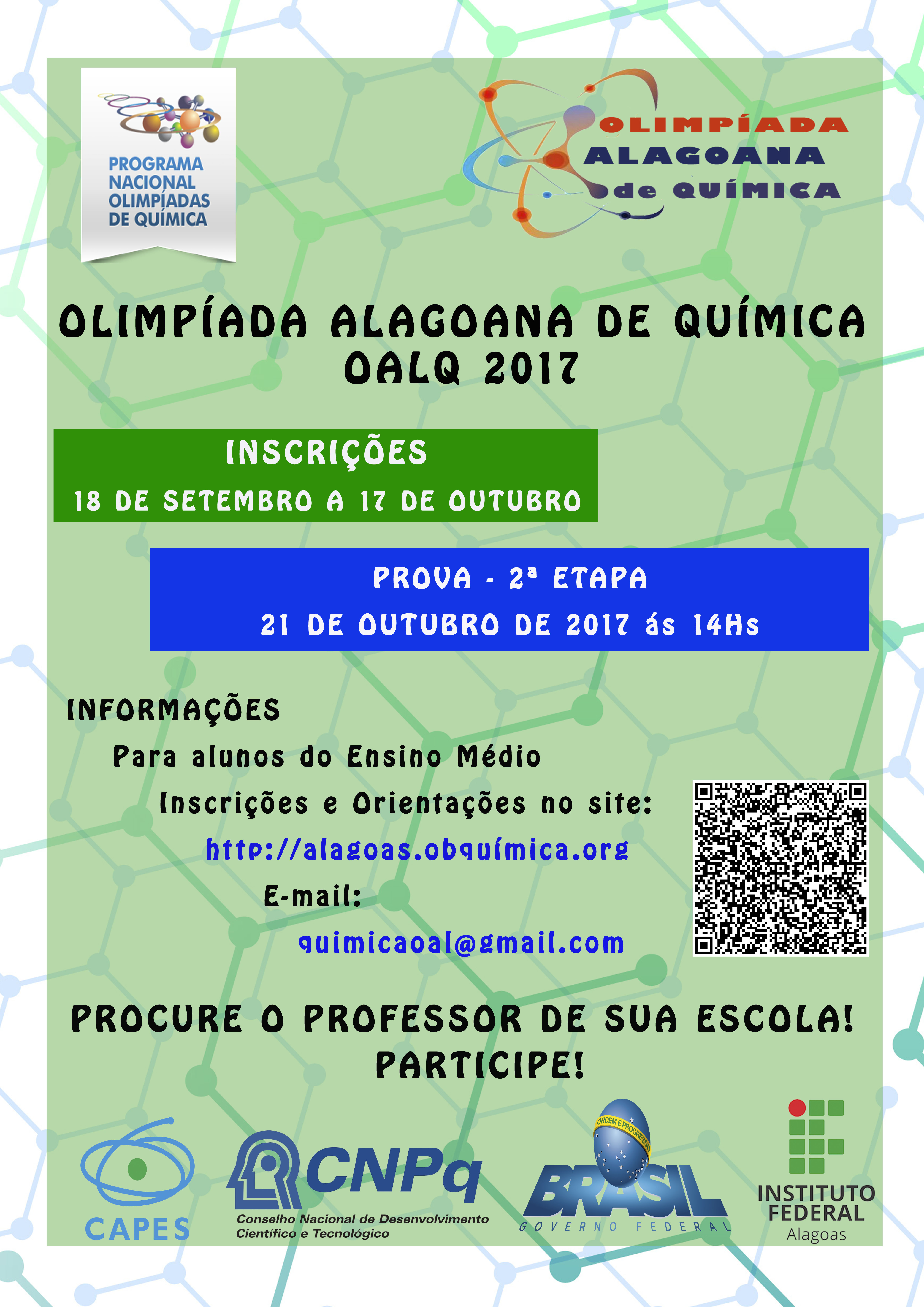 ..::: OLIMPÍADA ALAGOANA DE QUÍMICA 2017 :::..