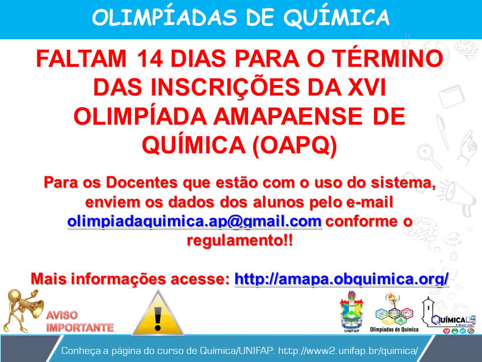 INFORME AOS DOCENTES DE QUÍMICA
