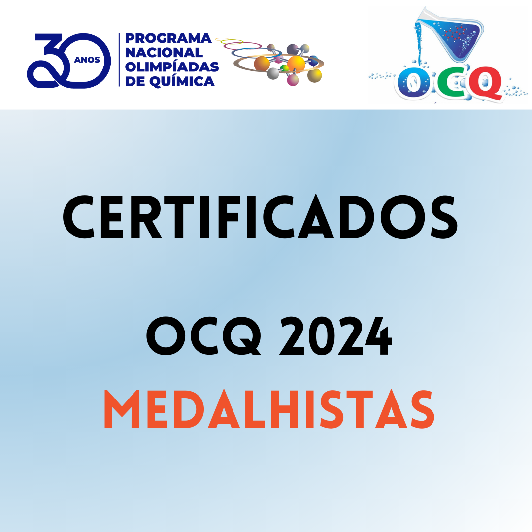 Certificados OCQ 2024 - Medalhistas