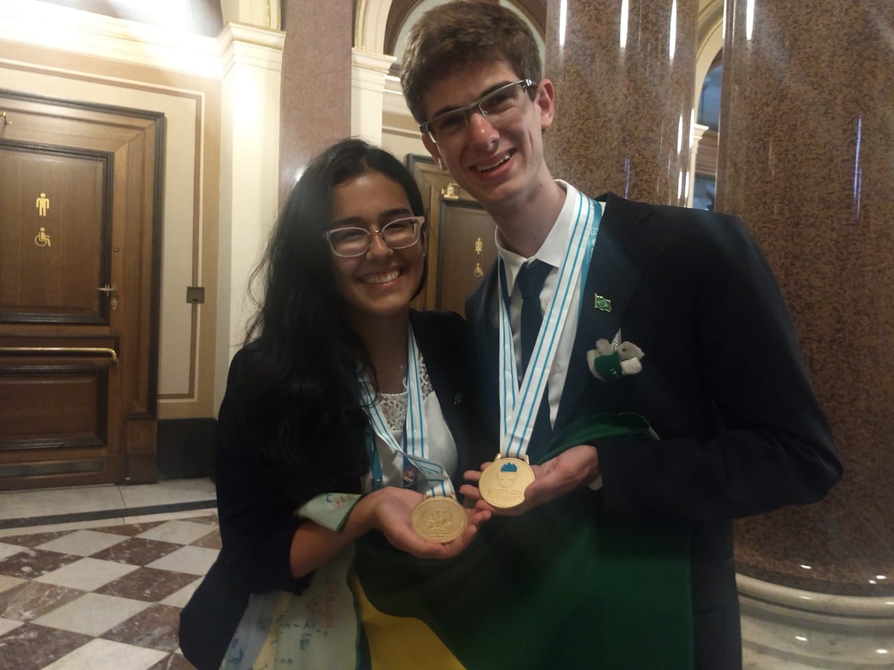 Medalhas de ouro para Brasil