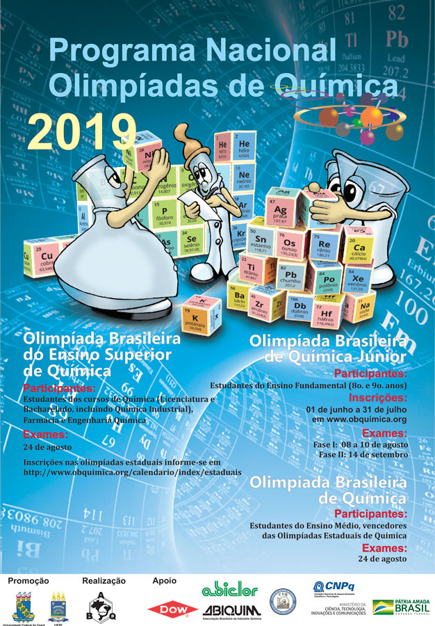 OLIMPÍADA BRASILEIRA DE QUÍMICA - 2019