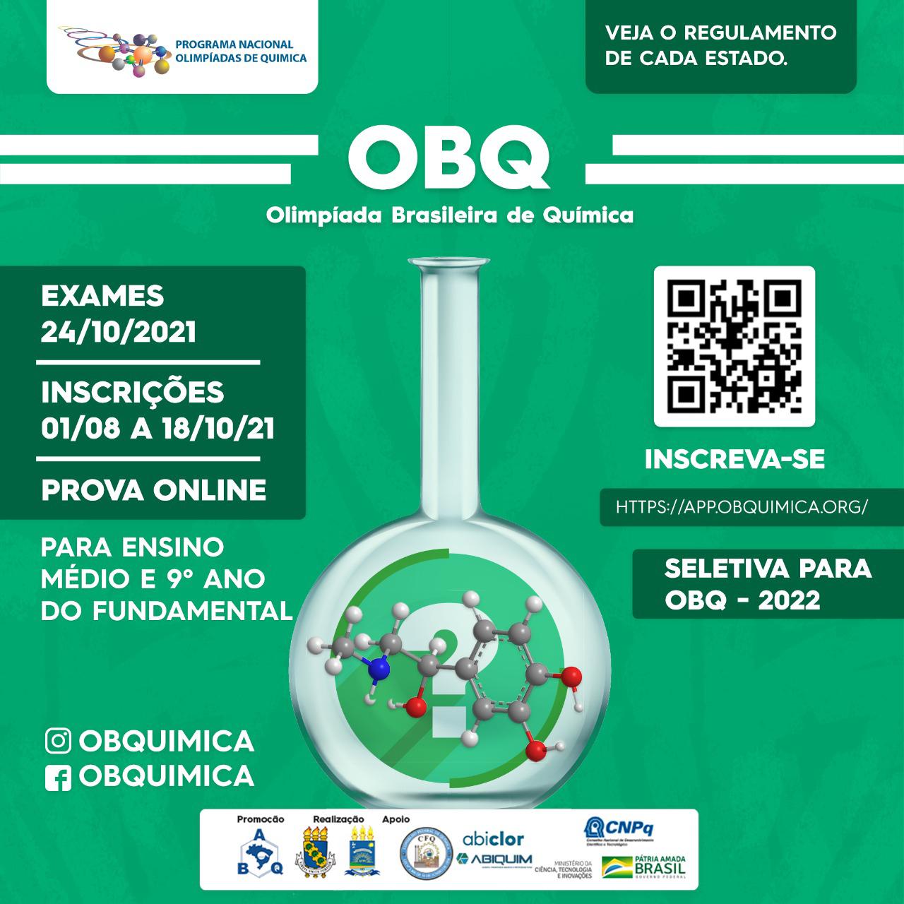 Olimpíada Brasileira de Química - 2022