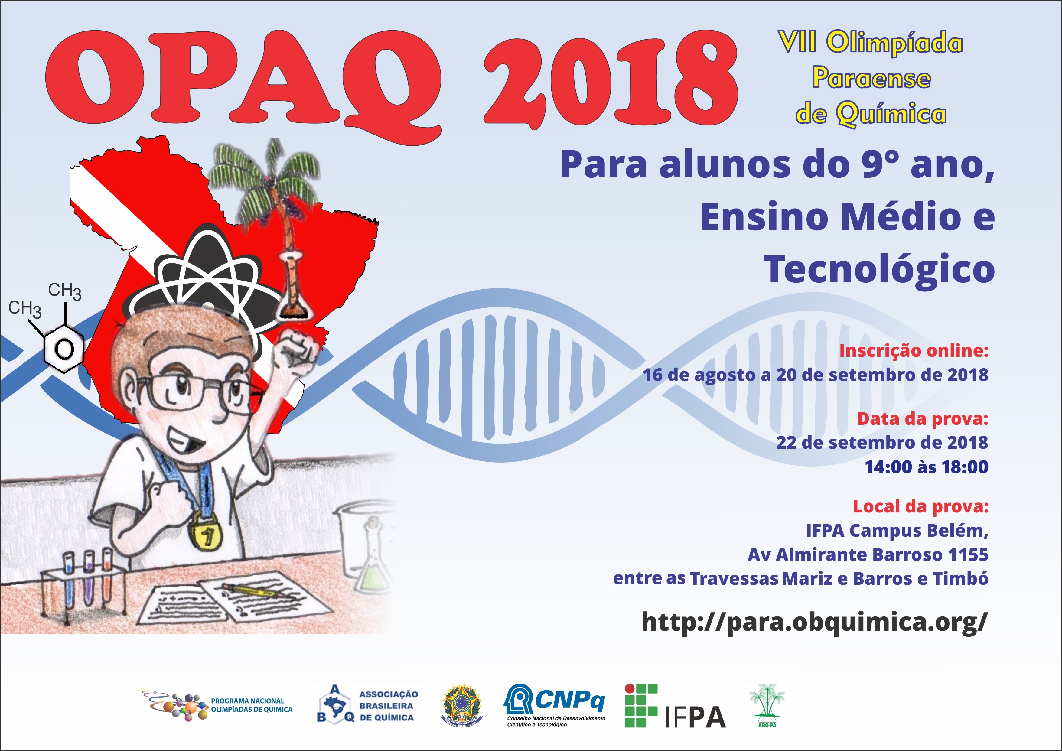 A VII OPAQ SERÁ REALIZADA NO DIA 22 DE SETEMBRO