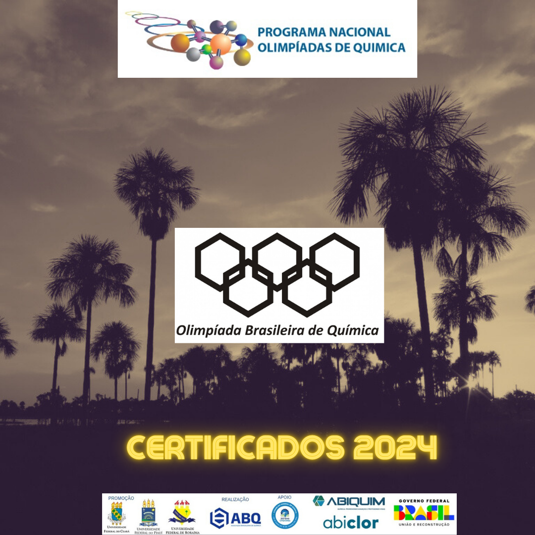Certificados de Participação da OBQ 2024