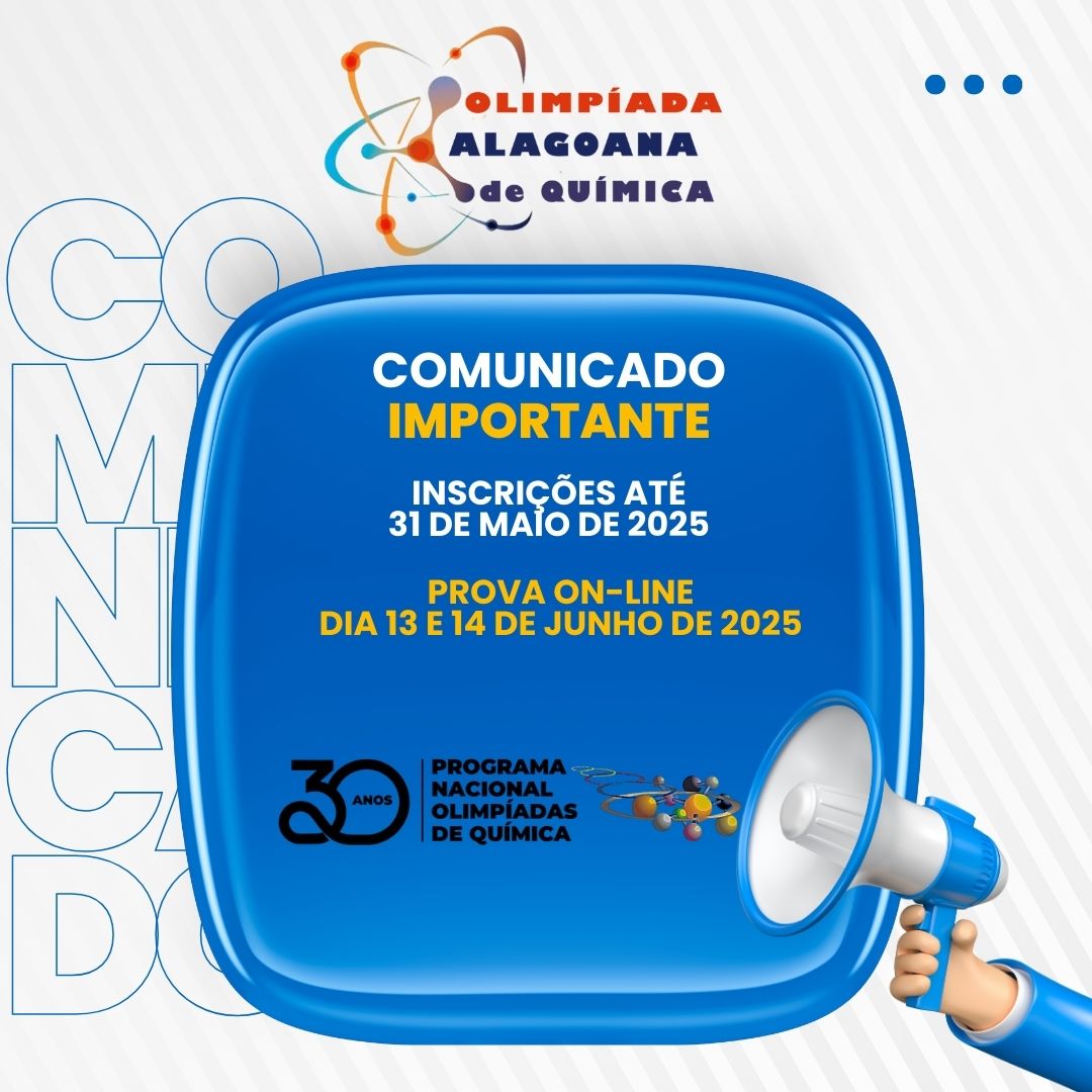 OLIMPÍADA ALAGOANA DE QUÍMICA – EDIÇÃO 2025