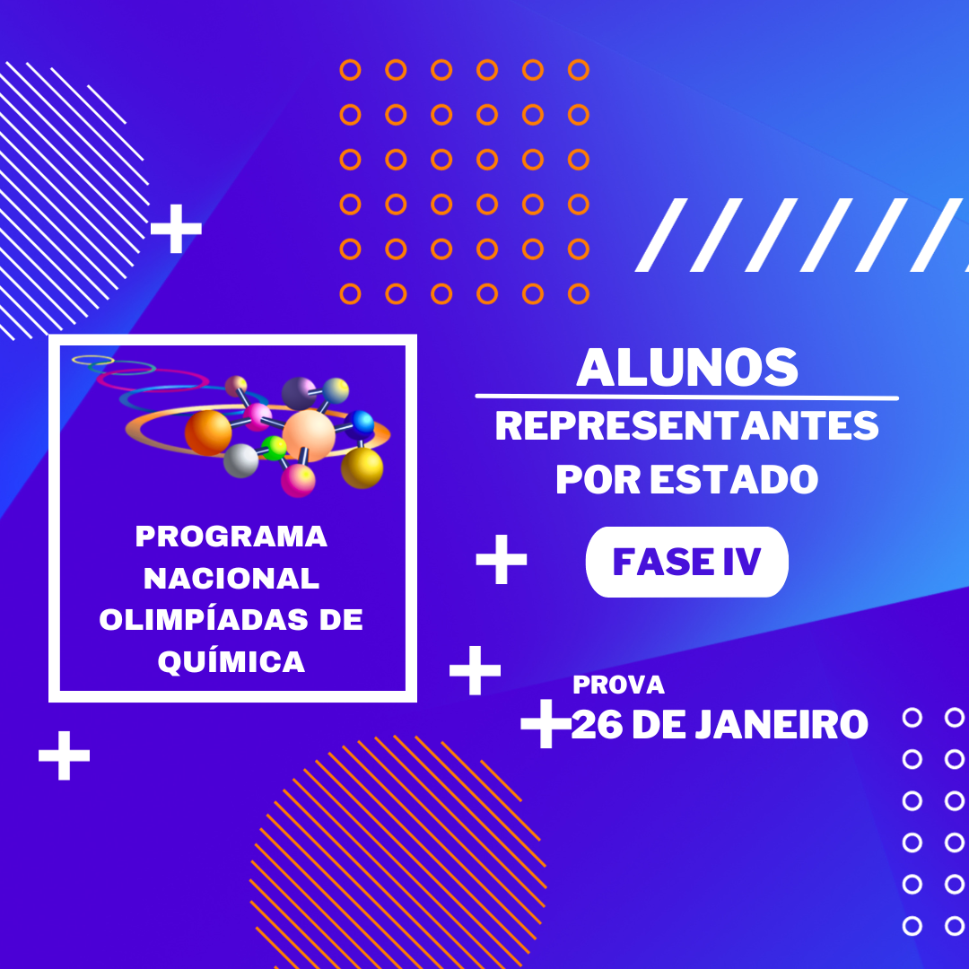 Relação de Alunos da Fase IV da OBQ. Prova dia 26 de Janeiro de 2024.