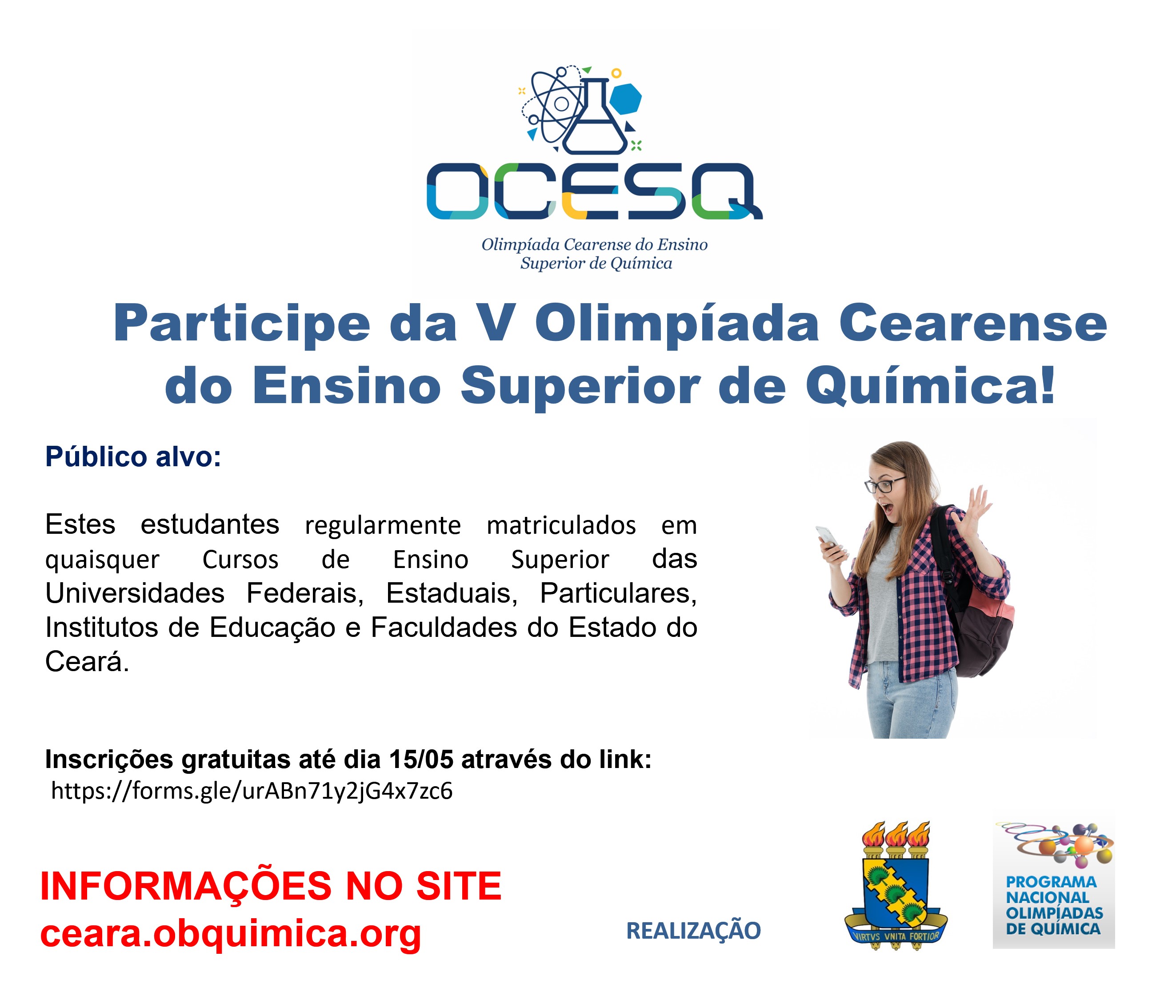 Inscreva-se na V OCESQ!