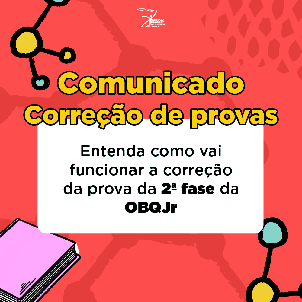 Comunicado - Correção de provas