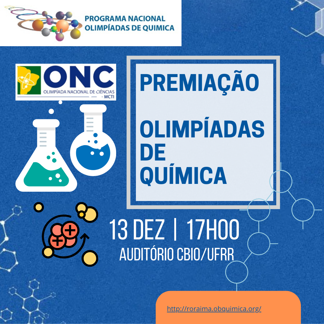 Cerimônia de Premiação das Olimpíadas de Química - 2023