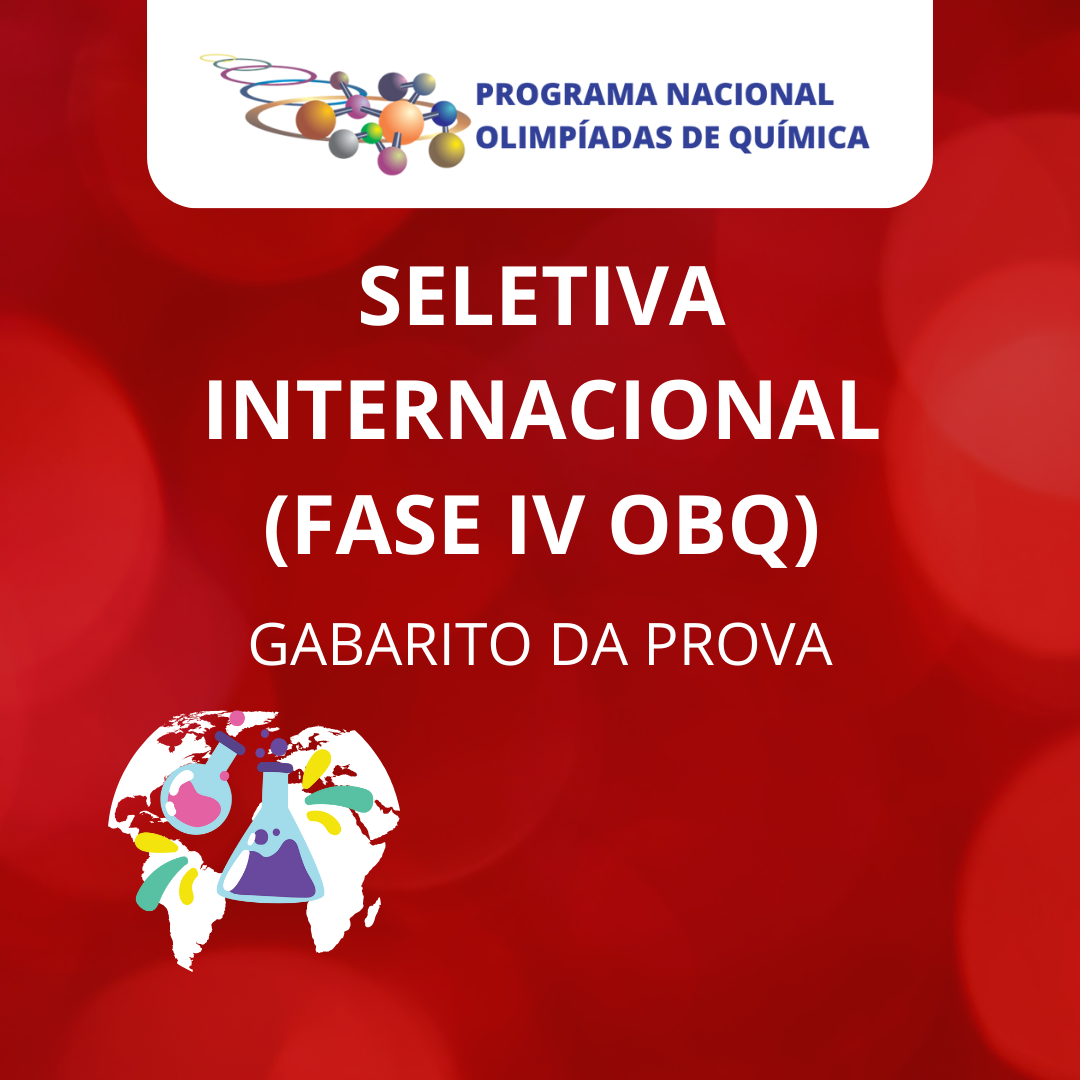 Gabarito da Prova Seletiva Internacional