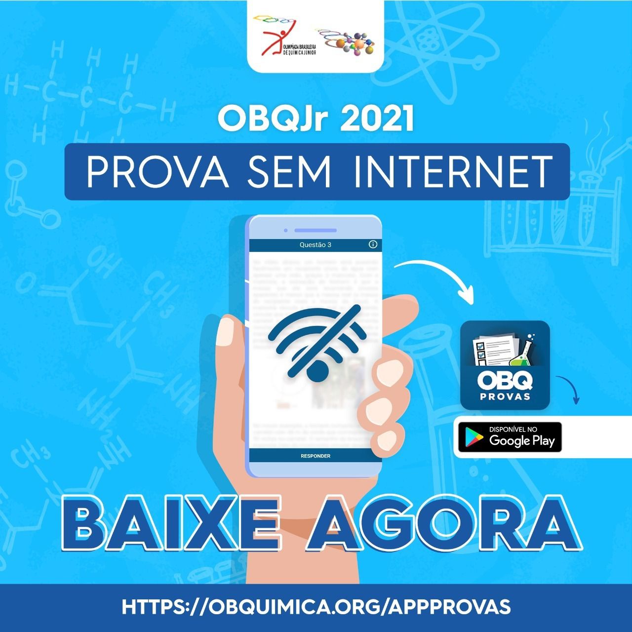 OLIMPÍADA BRASILEIRA DE QUÍMICA JÚNIOR - OBQJr 2021 - FASE I