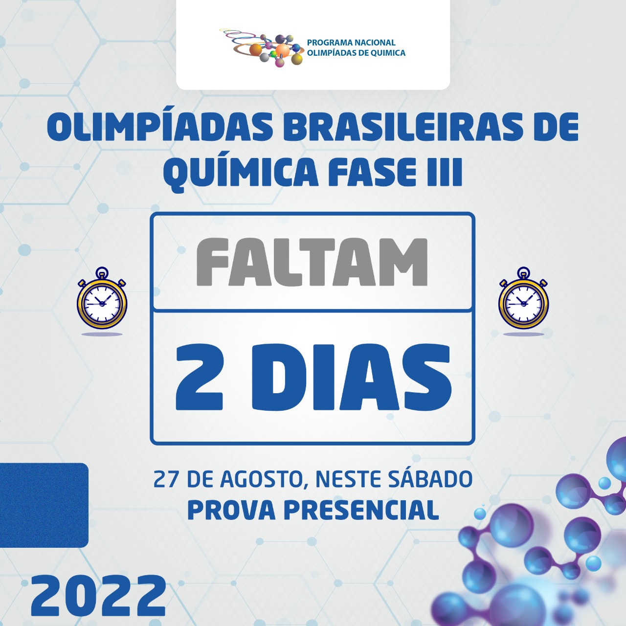 Faltam 2 dias