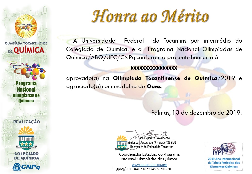Certificados OTQ 2019
